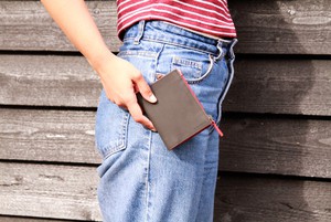 Faversham Wallet | Printing Blanket & Fire-hose from Elvis & Kresse