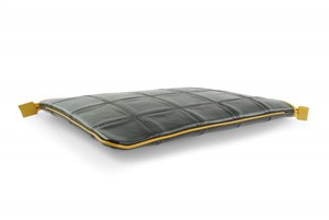 Folio Laptop Case | Leather & Fire-hose from Elvis & Kresse