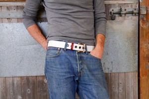 Signature Belt | Leather & Fire-hose from Elvis & Kresse