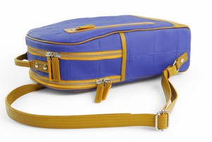 Voyager Backpack | Leather & Fire-hose from Elvis & Kresse