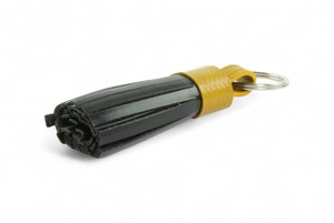 Tassel Keyring | Leather & Fire-hose from Elvis & Kresse