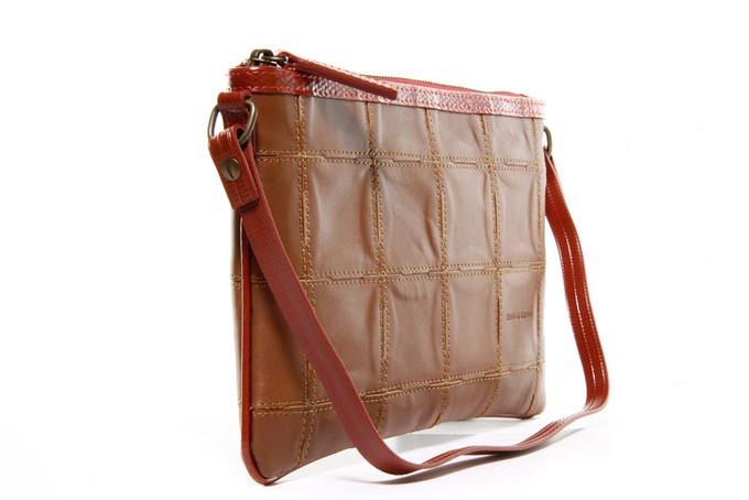 Clutch Bag | Leather & Fire-hose from Elvis & Kresse