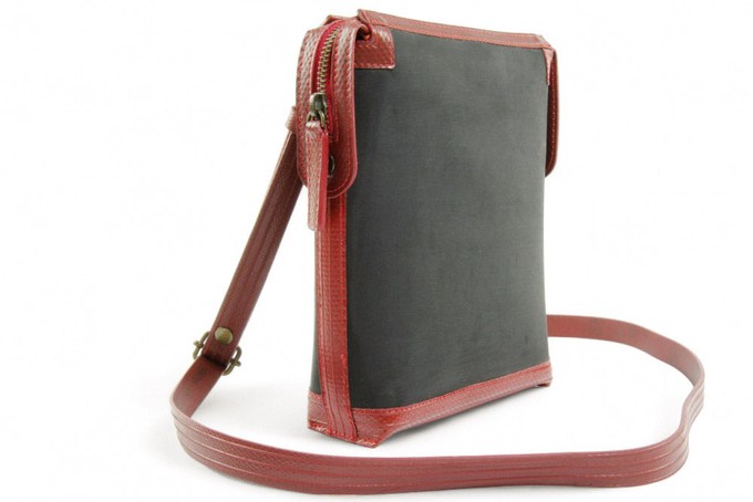 Saddle Bag | Printing Blanket & Fire-hose from Elvis & Kresse