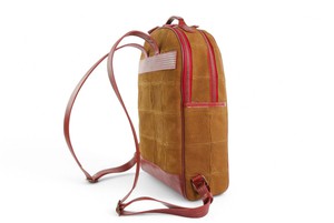 Voyager Backpack | Leather & Fire-hose from Elvis & Kresse