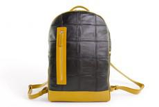 Voyager Backpack | Leather & Fire-hose via Elvis & Kresse