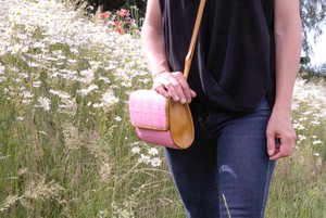 Crossbody Bag | Leather & Fire-hose from Elvis & Kresse