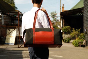 Weekend Bag | Printing Blanket & Fire-hose from Elvis & Kresse