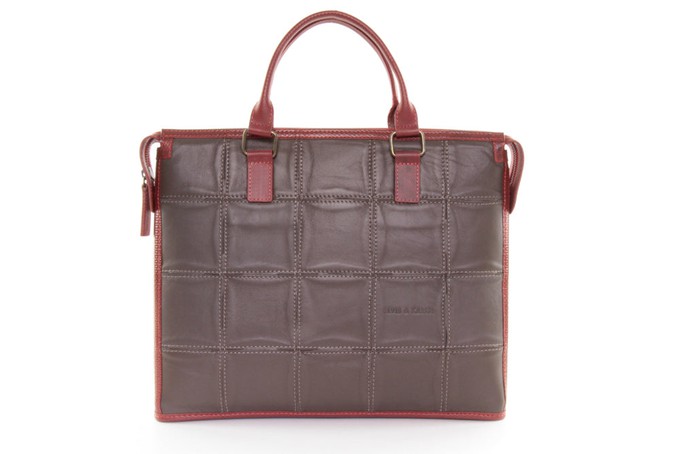 Laptop Bag | Leather & Fire-hose from Elvis & Kresse