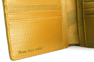 Billfold Wallet | Printing Blanket & Fire-hose from Elvis & Kresse