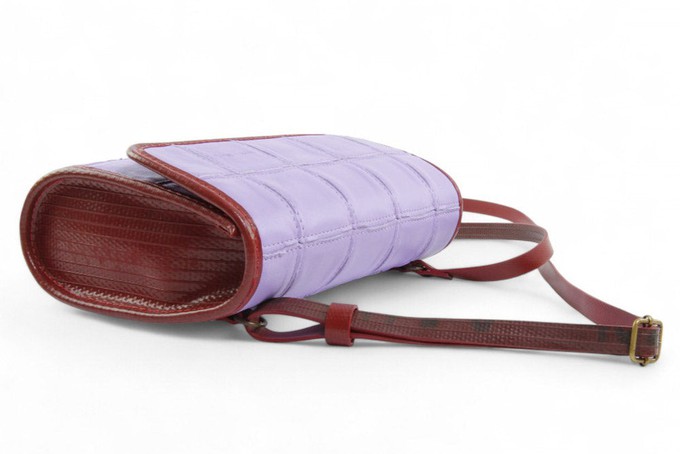 Crossbody Bag | Leather & Fire-hose from Elvis & Kresse