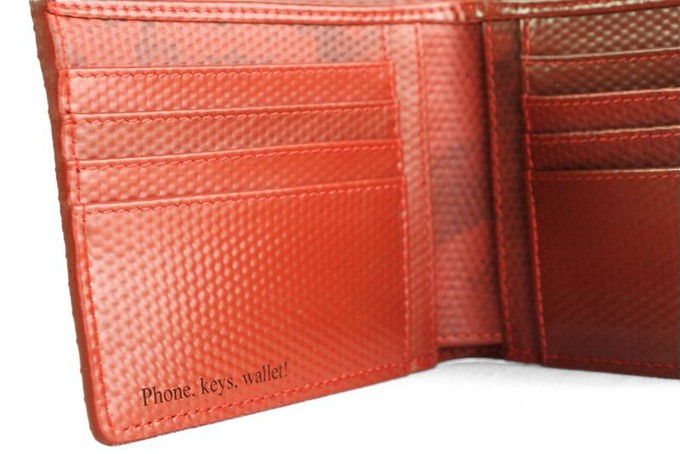 Billfold Wallet | Printing Blanket & Fire-hose from Elvis & Kresse