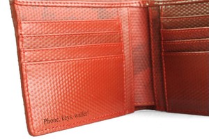Billfold Wallet | Printing Blanket & Fire-hose from Elvis & Kresse