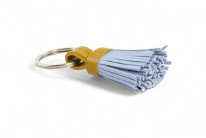 Mini Tassel Keyring | Leather & Fire-hose from Elvis & Kresse