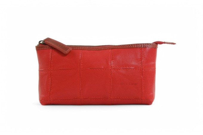 Toiletry Pouch | Leather & Fire-hose from Elvis & Kresse