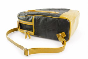 Voyager Backpack | Leather & Fire-hose from Elvis & Kresse