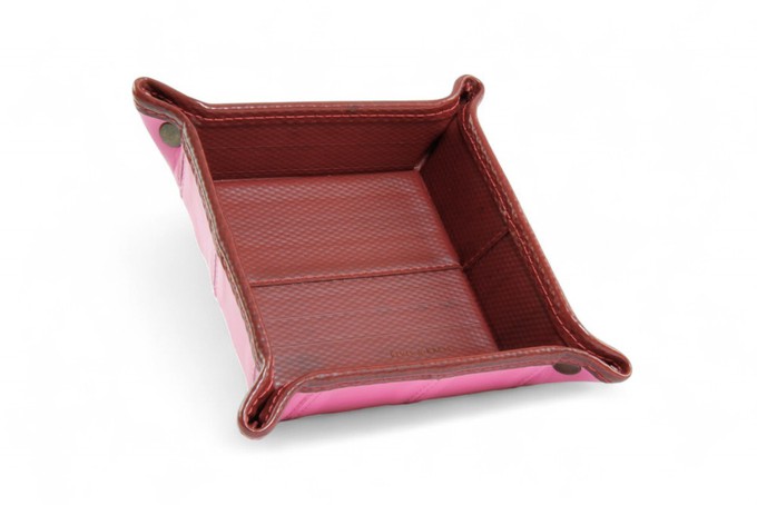 Desk Tidy | Leather & Fire-hose from Elvis & Kresse