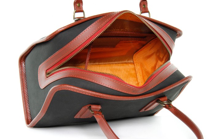 Small Post Bag | Printing Blanket & Fire-hose from Elvis & Kresse