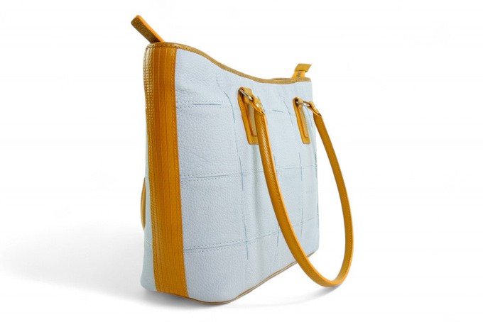 Small Tote | Leather & Fire-hose from Elvis & Kresse