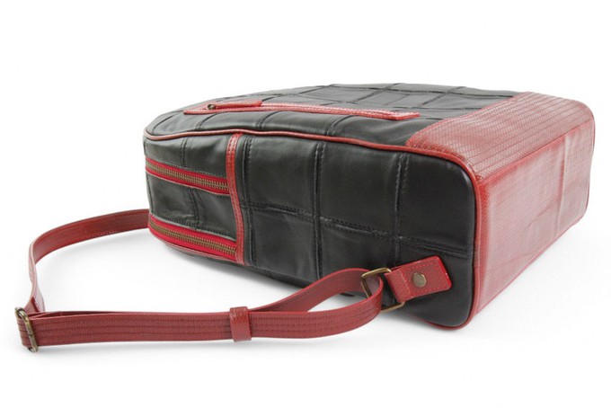 Voyager Backpack | Leather & Fire-hose from Elvis & Kresse