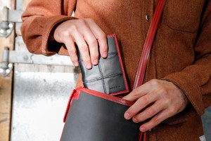 Passport Cover | Leather & Fire-hose from Elvis & Kresse