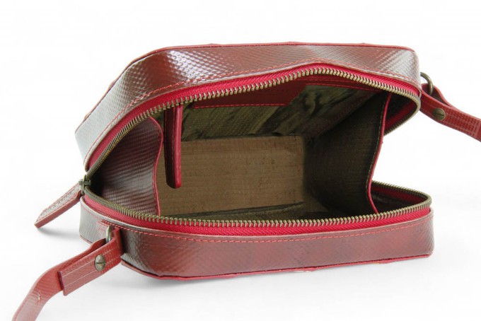 Disco Bag | Leather & Fire-hose from Elvis & Kresse