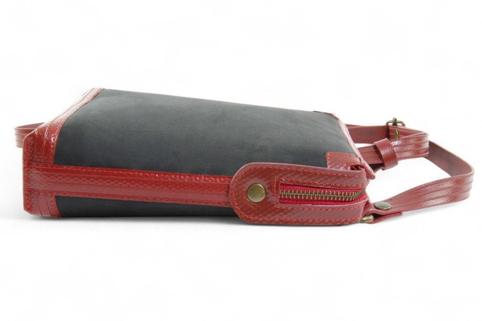 Saddle Bag | Printing Blanket & Fire-hose from Elvis & Kresse
