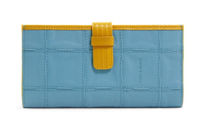 Travel Wallet | Leather & Fire-hose from Elvis & Kresse