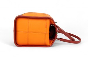 Small Post Bag | Leather & Fire-hose from Elvis & Kresse