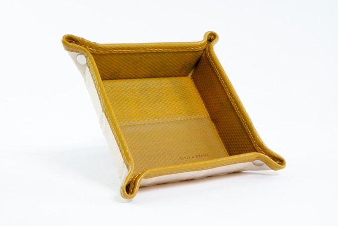 Desk Tidy | Leather & Fire-hose from Elvis & Kresse