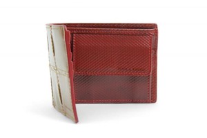 Billfold Wallet with Coin Pocket | Leather & Fire-hose from Elvis & Kresse