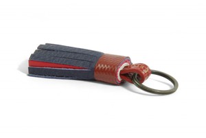 Tassel Keyring | Leather & Fire-hose from Elvis & Kresse
