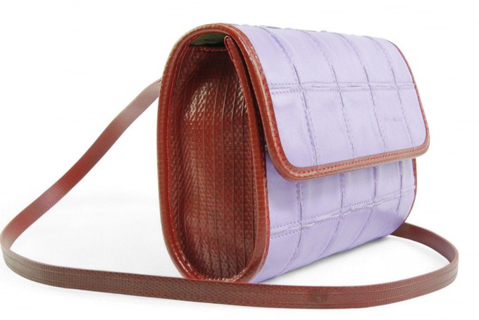 Crossbody Bag | Leather & Fire-hose from Elvis & Kresse