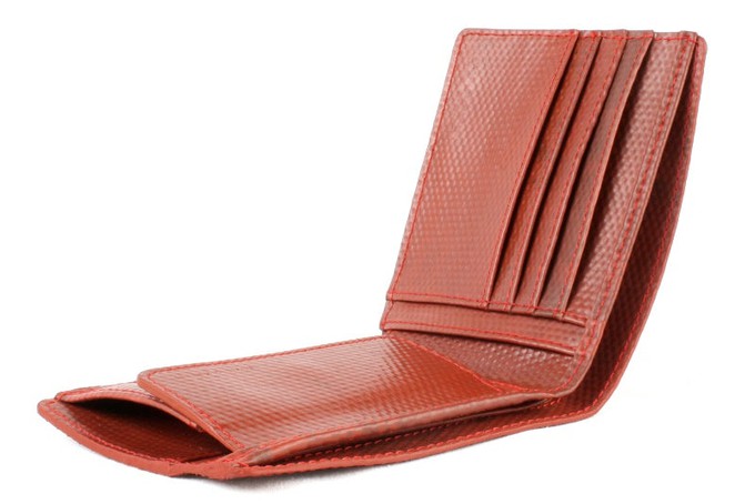 Billfold Wallet with Coin Pocket | Leather & Fire-hose from Elvis & Kresse