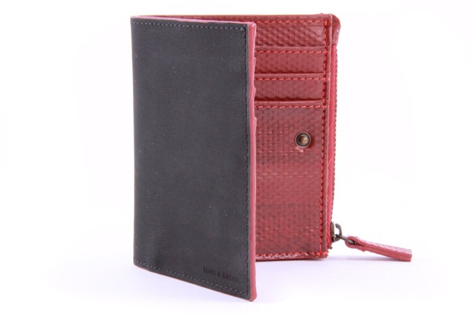 Faversham Wallet | Printing Blanket & Fire-hose from Elvis & Kresse