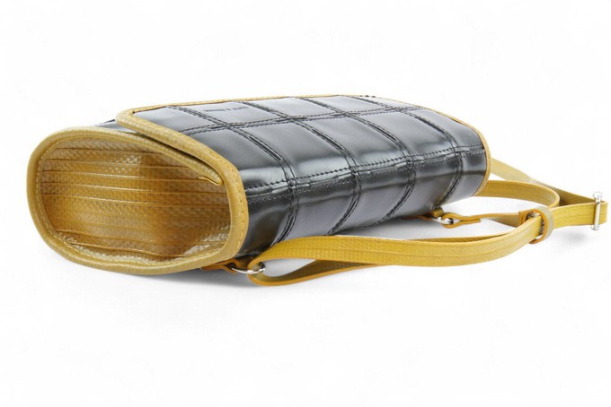 Crossbody Bag | Leather & Fire-hose from Elvis & Kresse