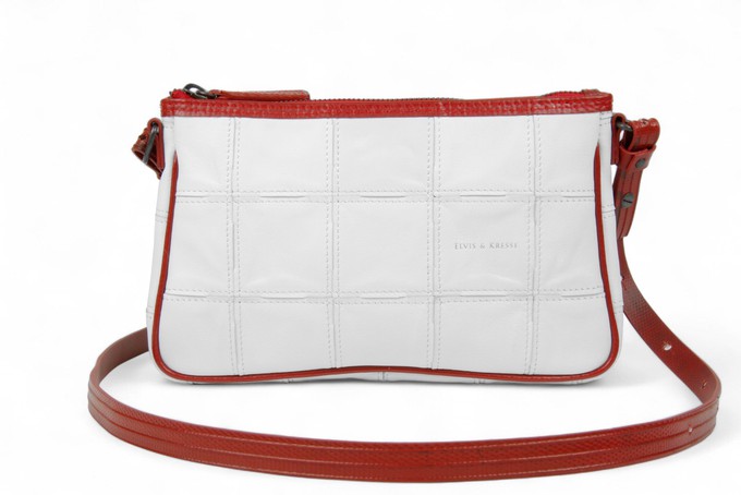 Crossbody Clutch Bag | Leather & Fire-hose from Elvis & Kresse