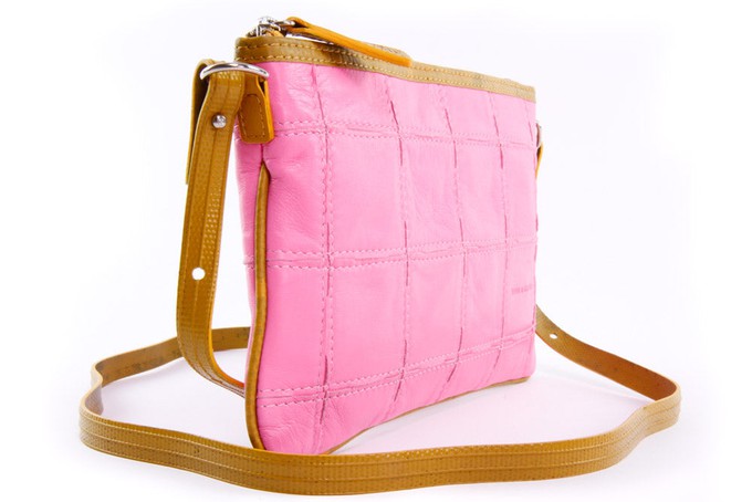 Clutch Bag | Leather & Fire-hose from Elvis & Kresse