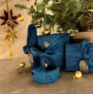 Furoshiki Ocean Fabric Gift Wrap from FabRap