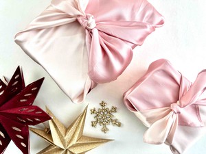 Furoshiki - Strawberry Shortcake - SILK FabRap Gift Wrapping from FabRap