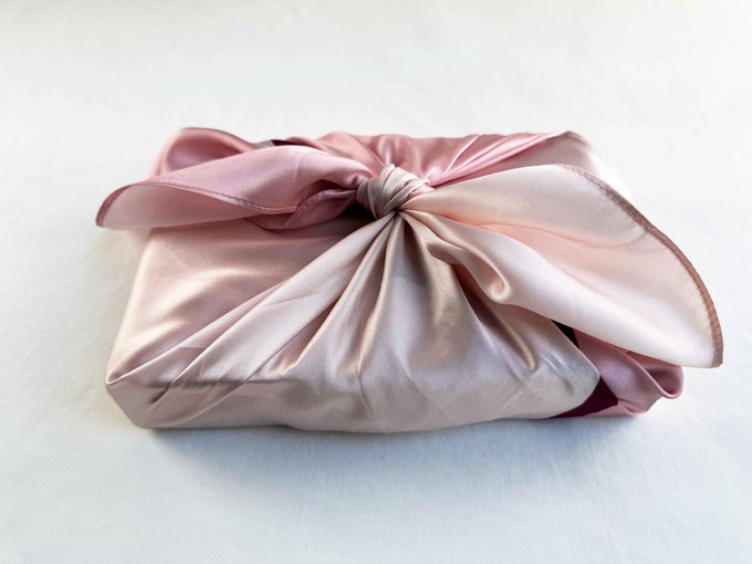 Furoshiki - Strawberry Shortcake - SILK FabRap Gift Wrapping from FabRap