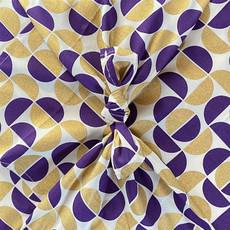 Furoshiki Gift Wrap Gold Moons Fabric Gift Wrap via FabRap