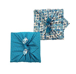 Small Furoshiki (35 x 35cm) - Double Sided Reversible from FabRap