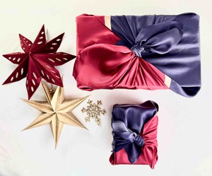 Furoshiki - Ruby Midnight - SILK FabRap Gift Wrapping from FabRap