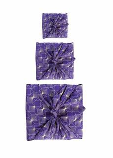 Furoshiki Fabric Gift Wrap - 3  Pack Single Sided Bundle via FabRap