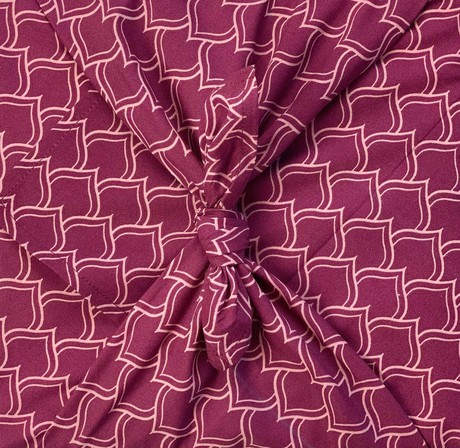 Furoshiki Gift Wrap Burgundy Arches Fabric Gift Wrap from FabRap
