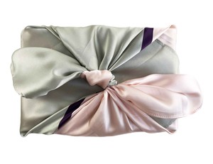 Furoshiki - Pistachio Crunch - SILK FabRap Gift Wrapping from FabRap