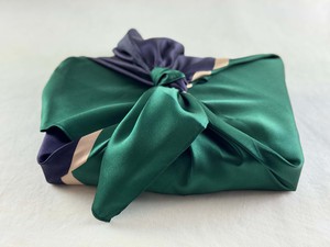 Furoshiki - Emerald Midnight - SILK FabRap Gift Wrapping from FabRap