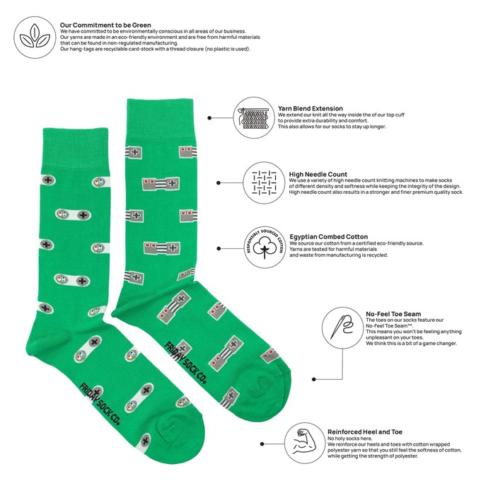 Sokken video game controllers from Fairy Positron