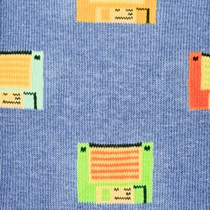 Sokken Floppy Disk & Vintage computer from Fairy Positron