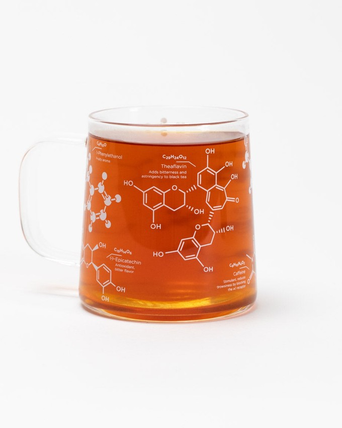 Glazen Mok “The Chemistry of Tea” from Fairy Positron